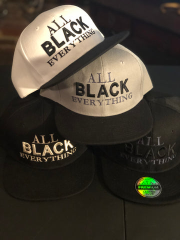 All Black Everything Caps (Puff Edition) Snap Back
