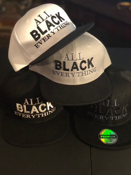 All Black Everything Caps (Puff Edition) Snap Back