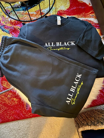 The All Black Everything Signature Edition (Brick) Short Set